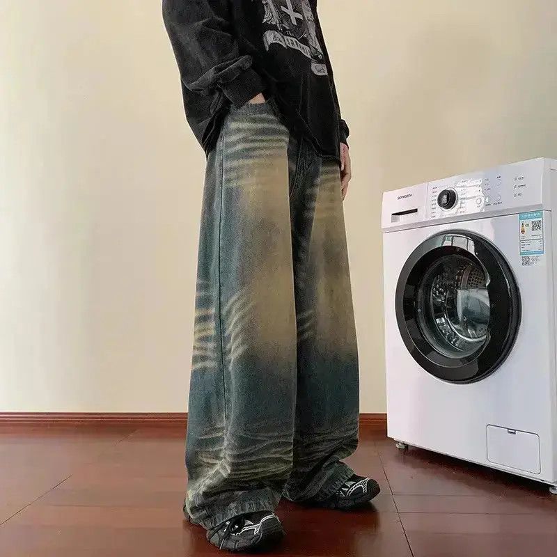 Japanese Brand hip-hop loose wide leg denim pant Size US 34 / EU 50 - 6 Thumbnail