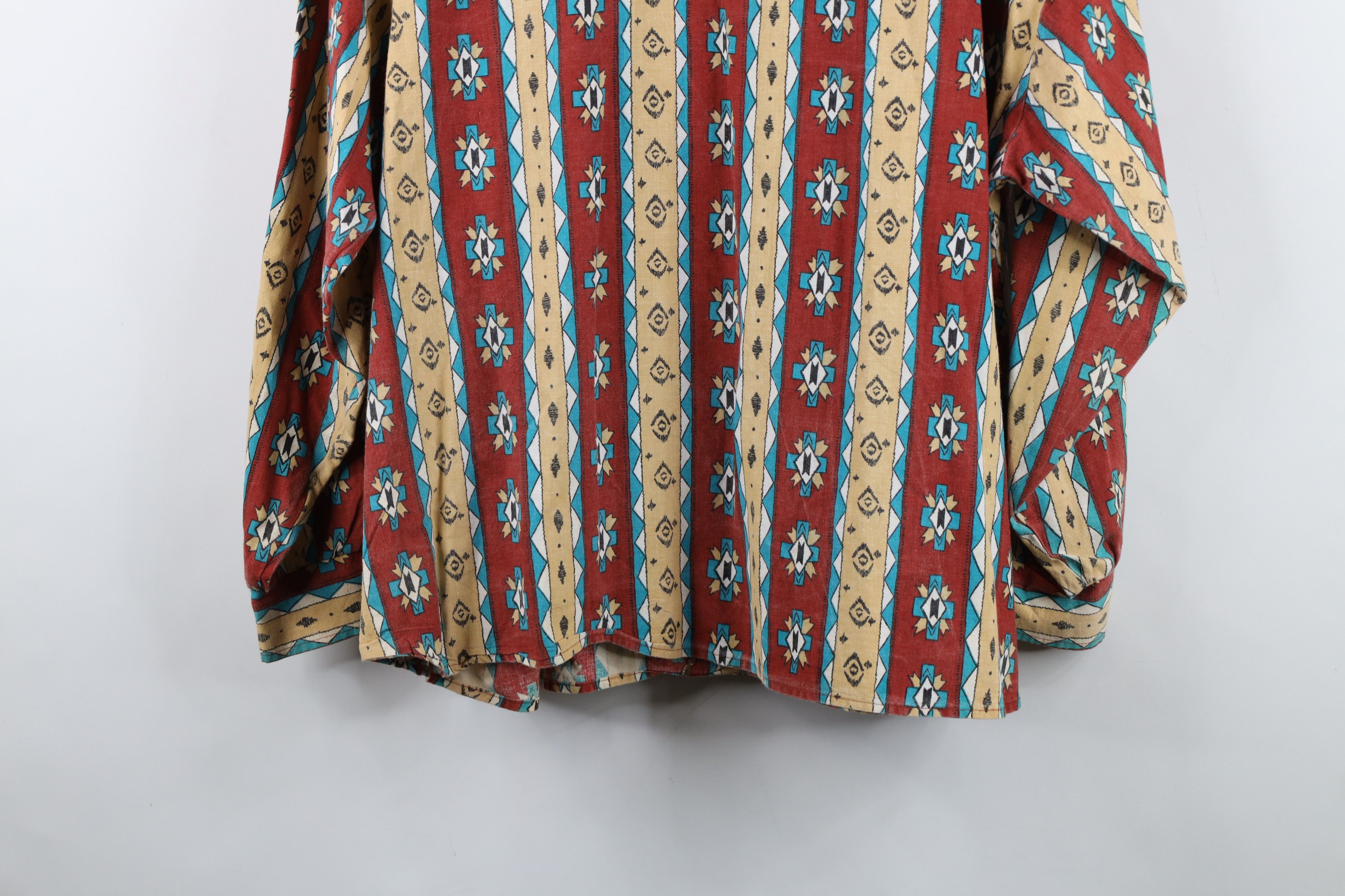 Vintage Vintage 90s Rockabilly Southwestern Cowgirl Button Shirt USA Size L / US 10 / IT 46 - 15 Thumbnail