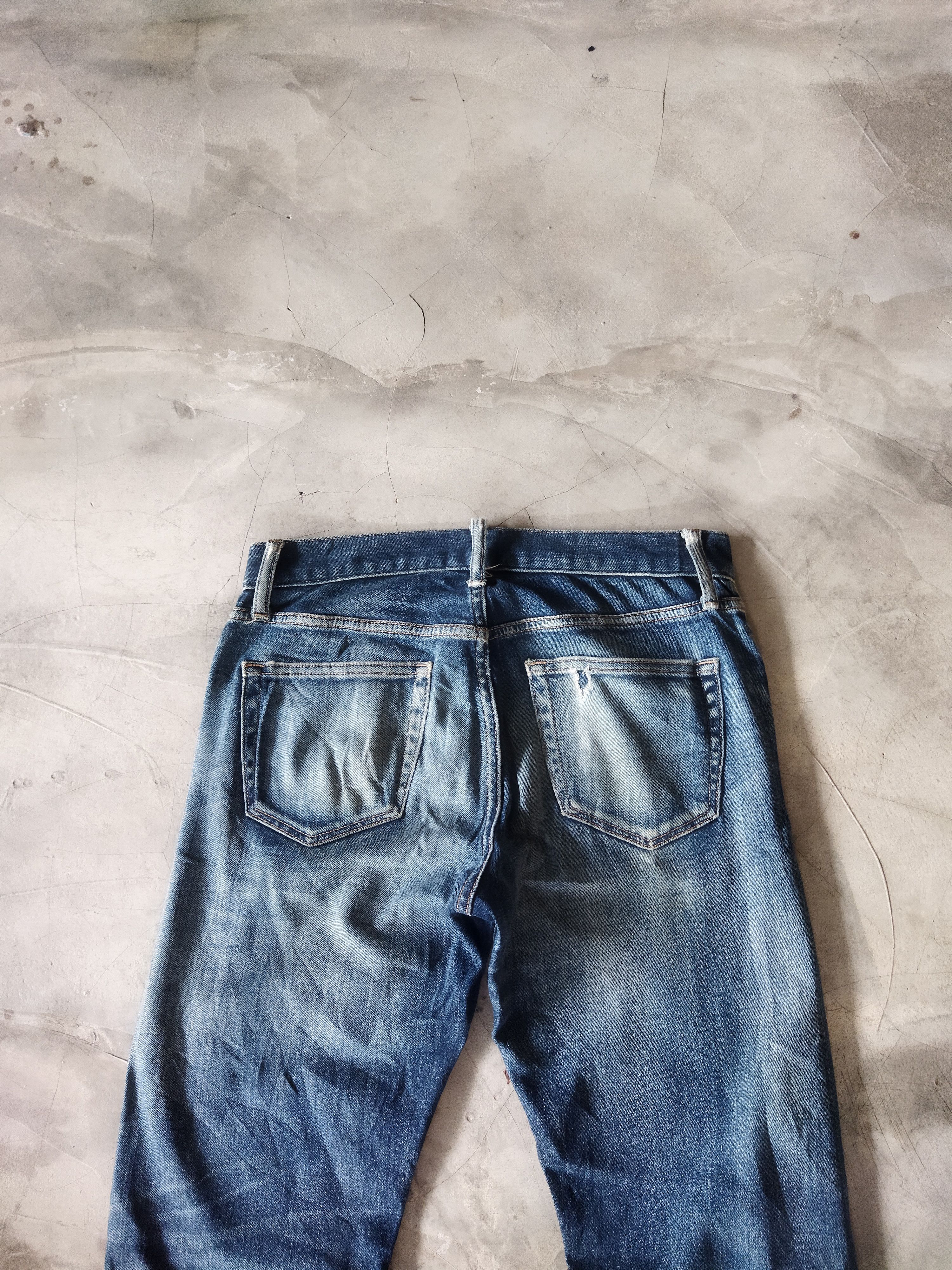 Japanese Brand VINTAGE JAPANESE BRAND DISTRESSED FADED BLUE JEANS PANTS Size US 30 / EU 46 - 8 Thumbnail
