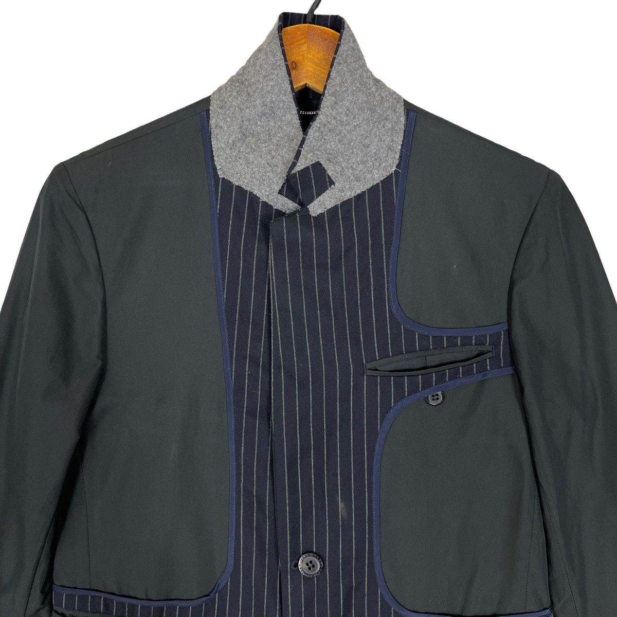 JOHN LAWRENCE SULLIVAN Inside Out Constructed Blazer Size US XXS / EU 40 - 2 Thumbnail