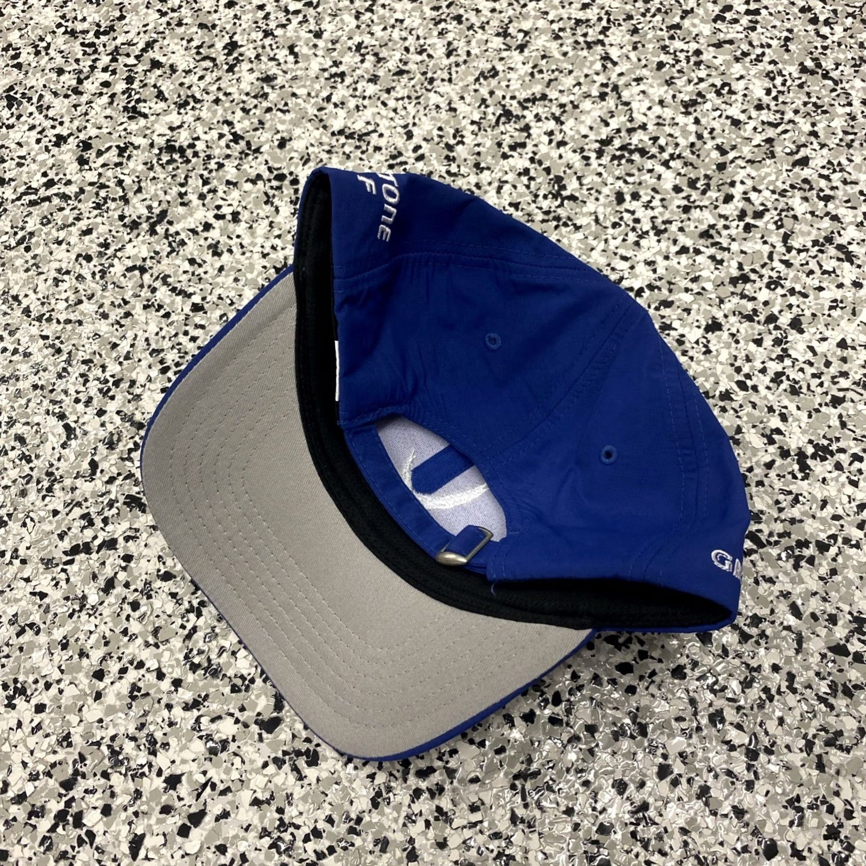 Vintage Bridgestone Hat Cap Strap Back Blue Golf Adjustable Hat Size ONE SIZE - 6 Thumbnail