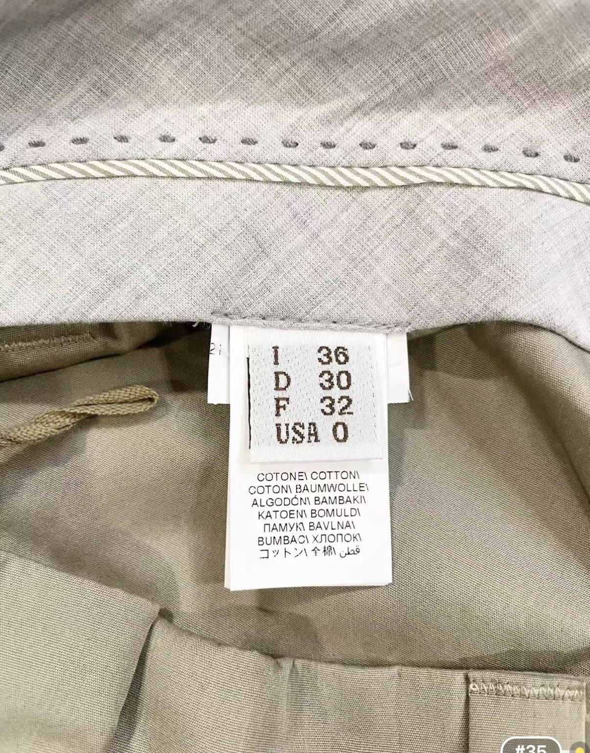 Brunello Cucinelli Brunello Cucinelli Classic Beige Casual Wide-Leg Pants J33 Size 25" / US 0 / IT 36 - 7 Thumbnail