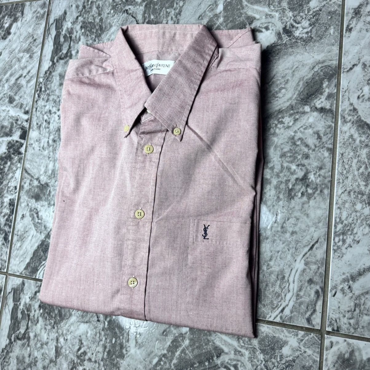 Vintage × Yves Saint Laurent Yves Saint Laurent Shirt Vintage Size US L / EU 52-54 / 3 - 1 Thumbnail