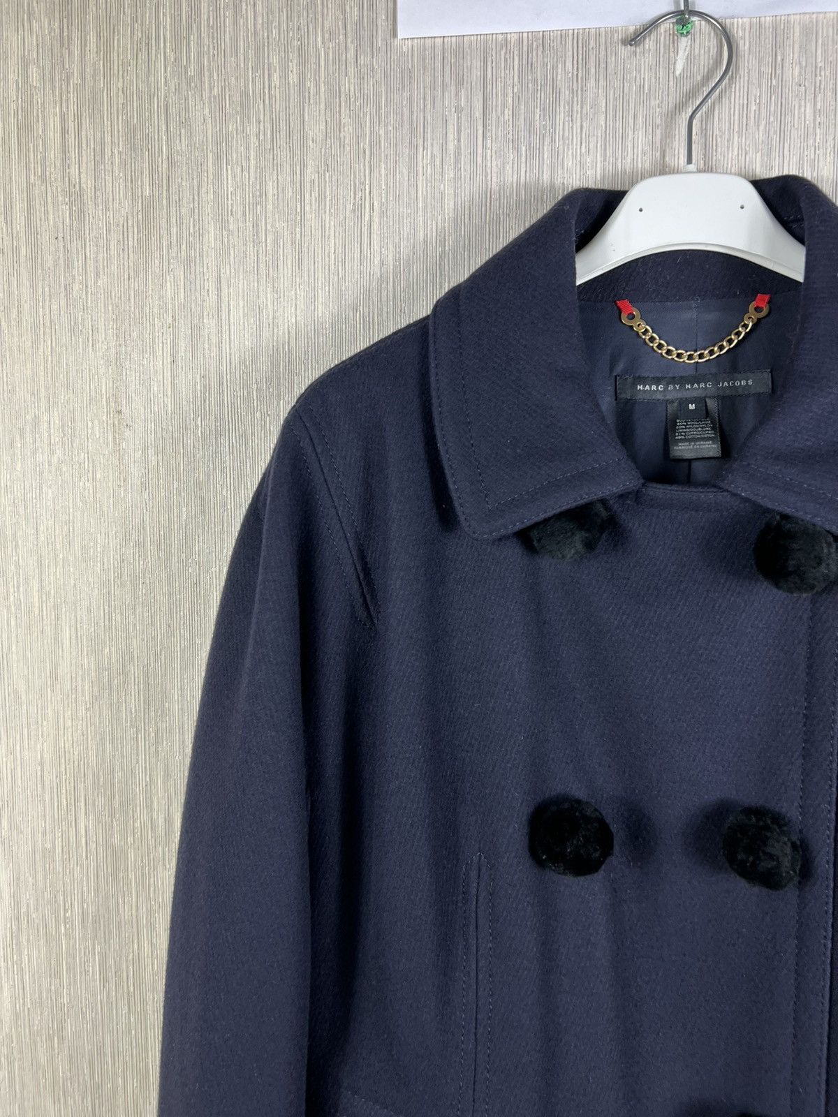 Marc by Marc Jacobs Marc by Marc Jacobs wool double-breasted jacket short coat Size M / US 6-8 / IT 42-44 - 5 Thumbnail