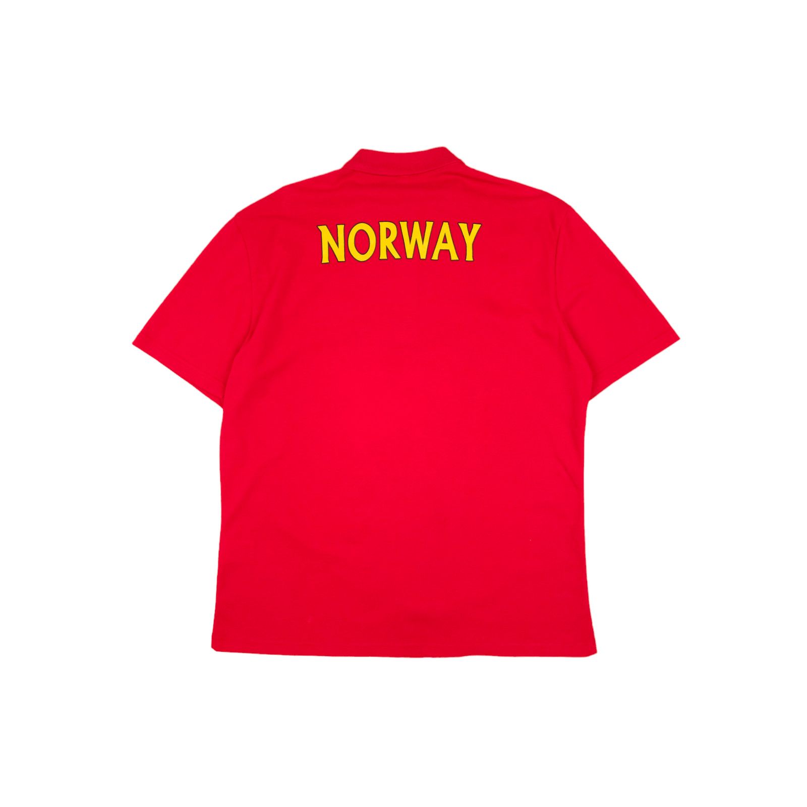 Vintage 💎90's Norway Country Flag Red Polo Shirt T-shirt Tee Y2K XL Size US XL / EU 56 / 4 - 2 Thumbnail