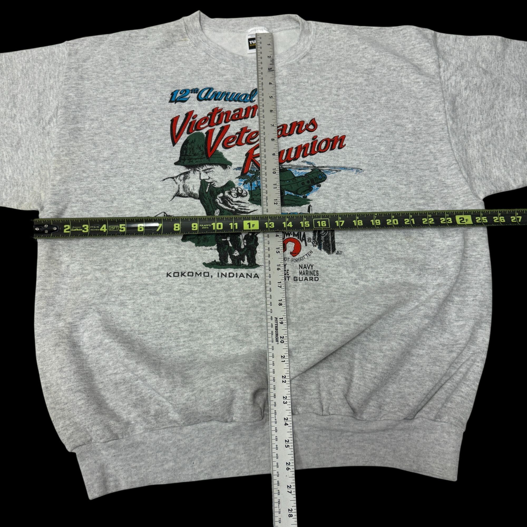 Tultex 1994 VIETNAM VETERANS Reunion POW MIA Military Army USAF 2XL Size US XL / EU 56 / 4 - 3 Thumbnail