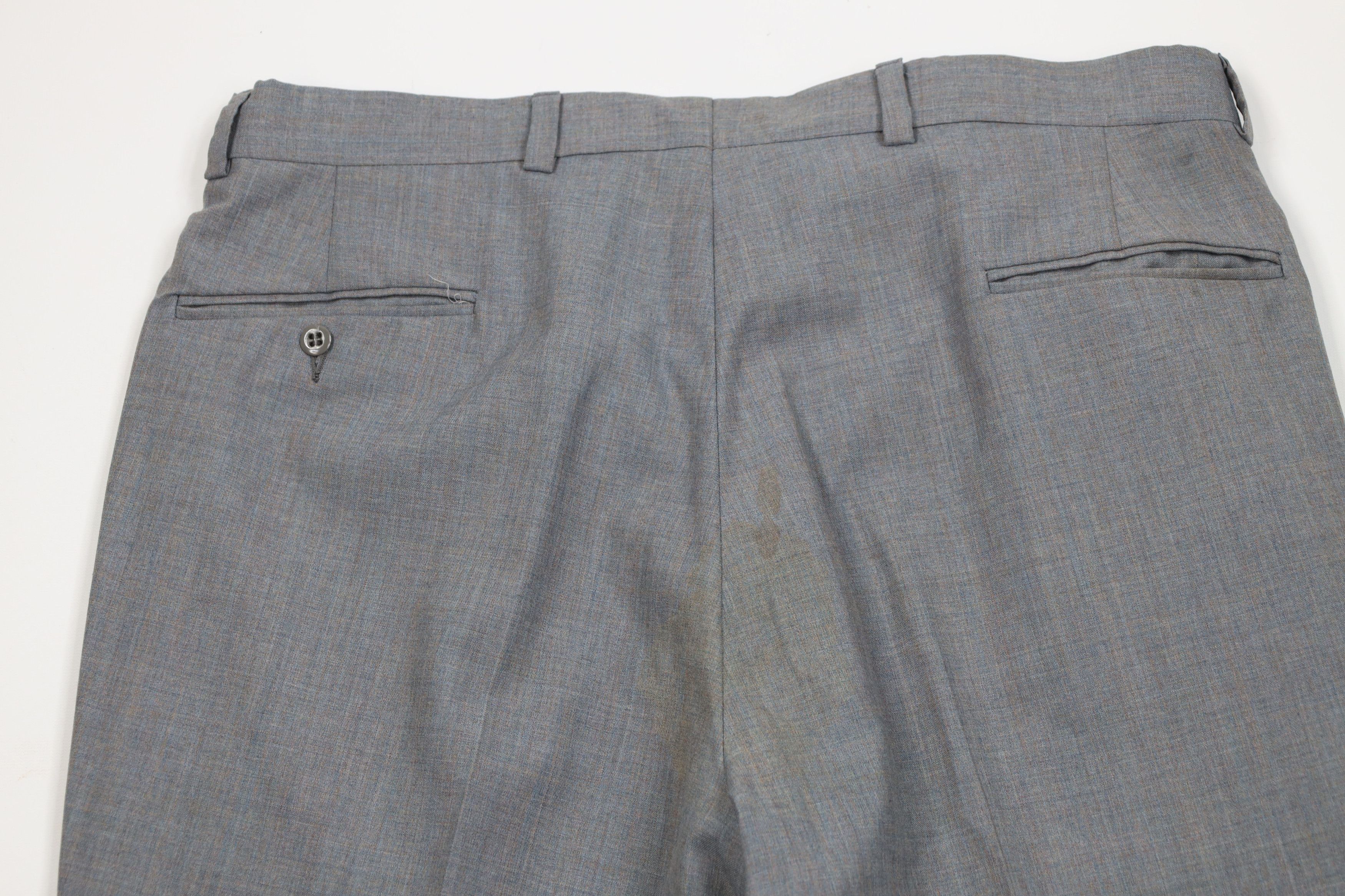 Vintage Vintage 70s Streetwear Wool Blend Wide Leg Chino Pants USA Size US 38 / EU 54 - 10 Thumbnail