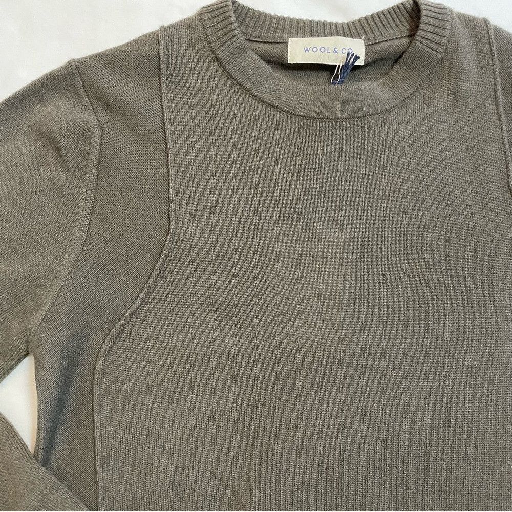 Other NWT New $165 Wool & Co Wool Blend Military Green Sweater Si Size US S / EU 44-46 / 1 - 4 Thumbnail