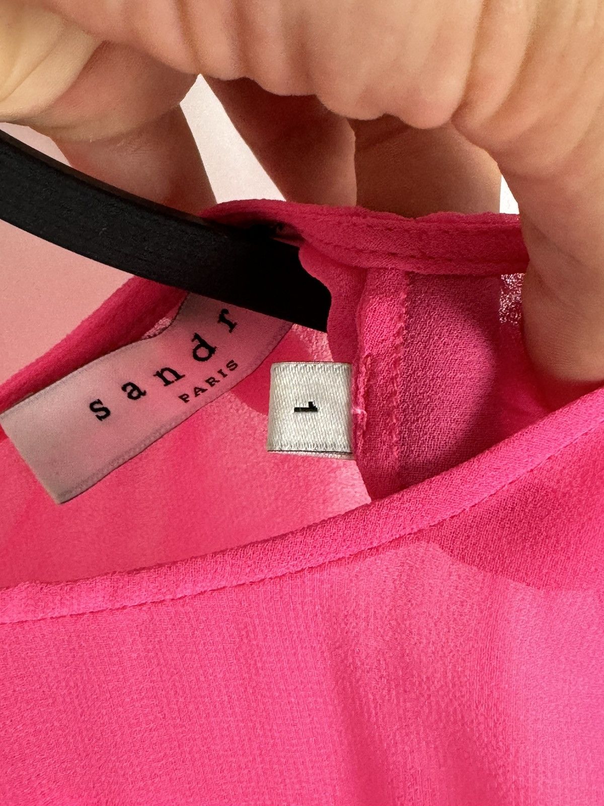 Sandro Sandro Paris Pink Tank Top Size S / US 4 / IT 40 - 5 Thumbnail