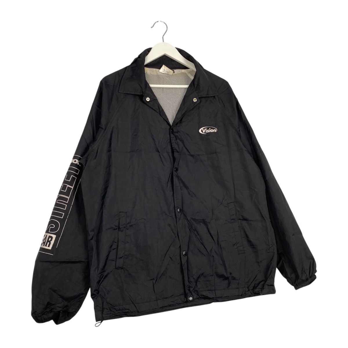 Designer × Vintage Vintage Lightjacket Vision Street Wear black Size US XL / EU 56 / 4 - 4 Thumbnail