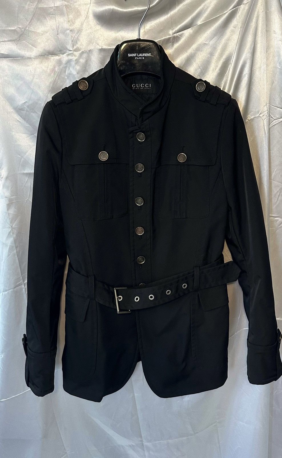 Gucci GUCCI by Tom Ford MILITARY OFFICER JACKET Size US S / EU 44-46 / 1 - 1 Thumbnail