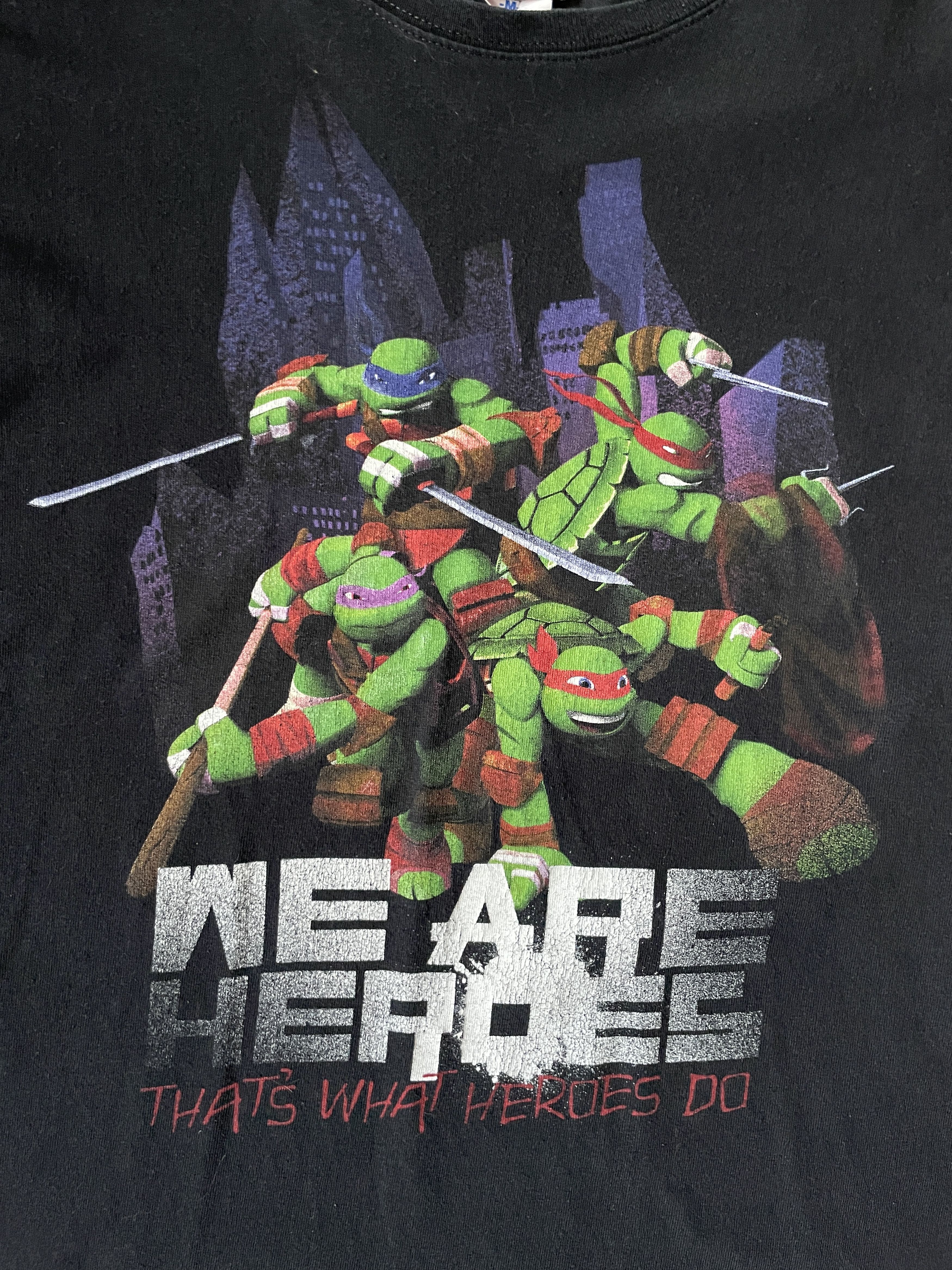 Cartoon Network 2011 Faded Teenage Mutant Ninja Turtles Nickelodeon T-Shirt Size US M / EU 48-50 / 2 - 1 Thumbnail