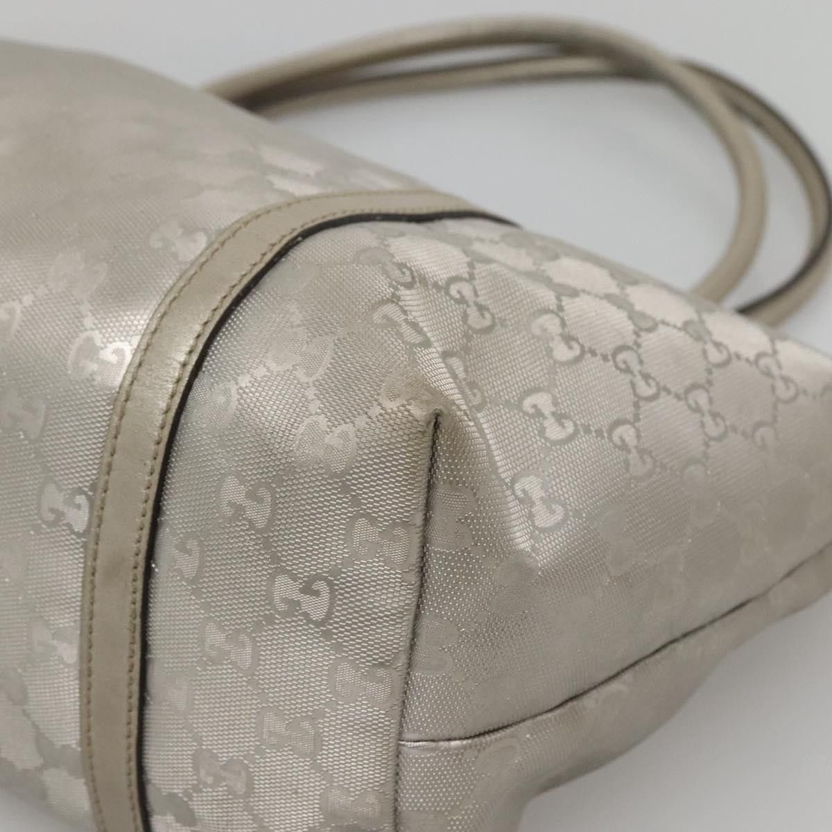 Gucci GUCCI GG Implementation Tote Bag Silver Size ONE SIZE - 10 Thumbnail