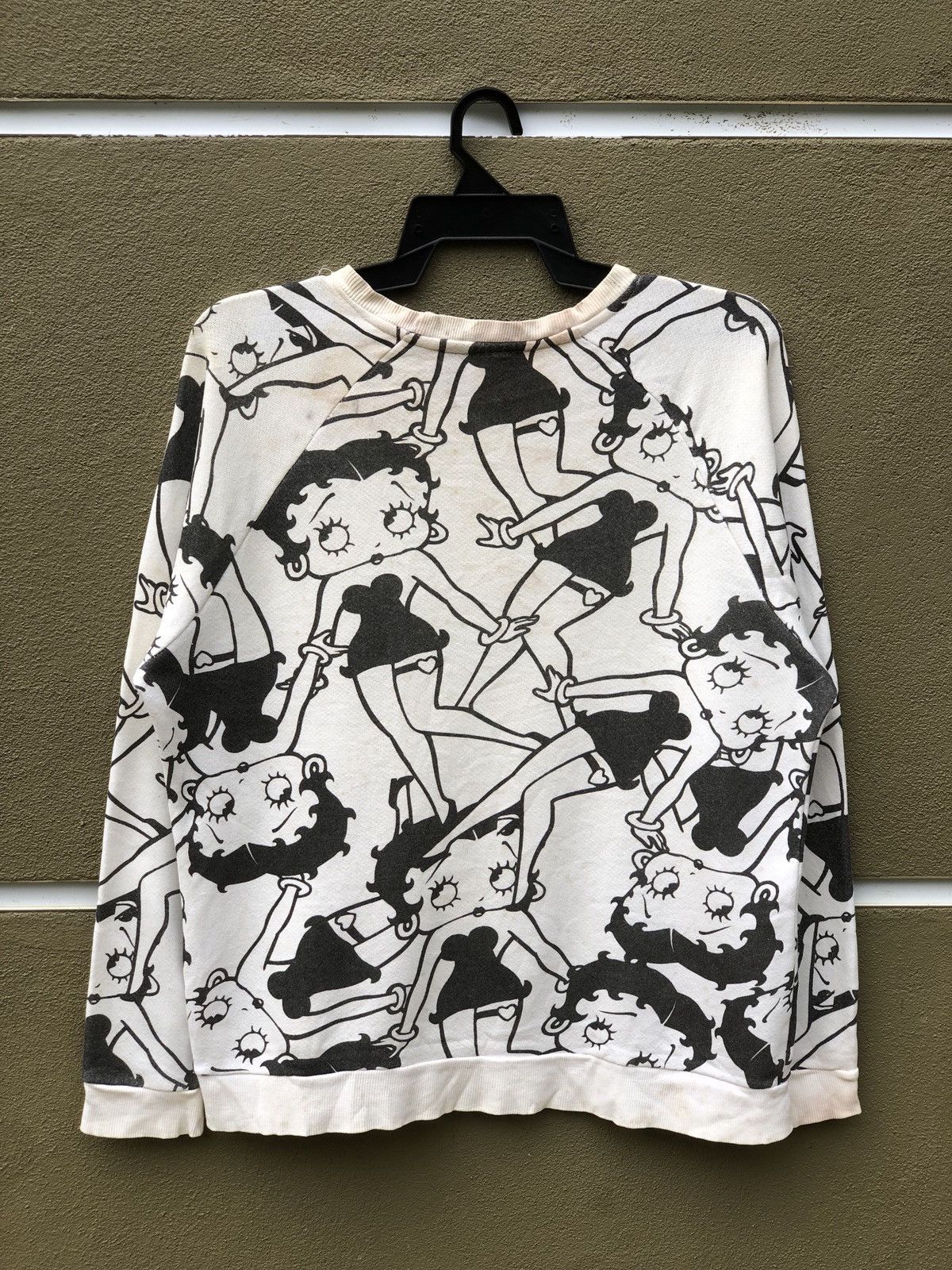 Vintage Betty Boop Full Print Sweatshirt