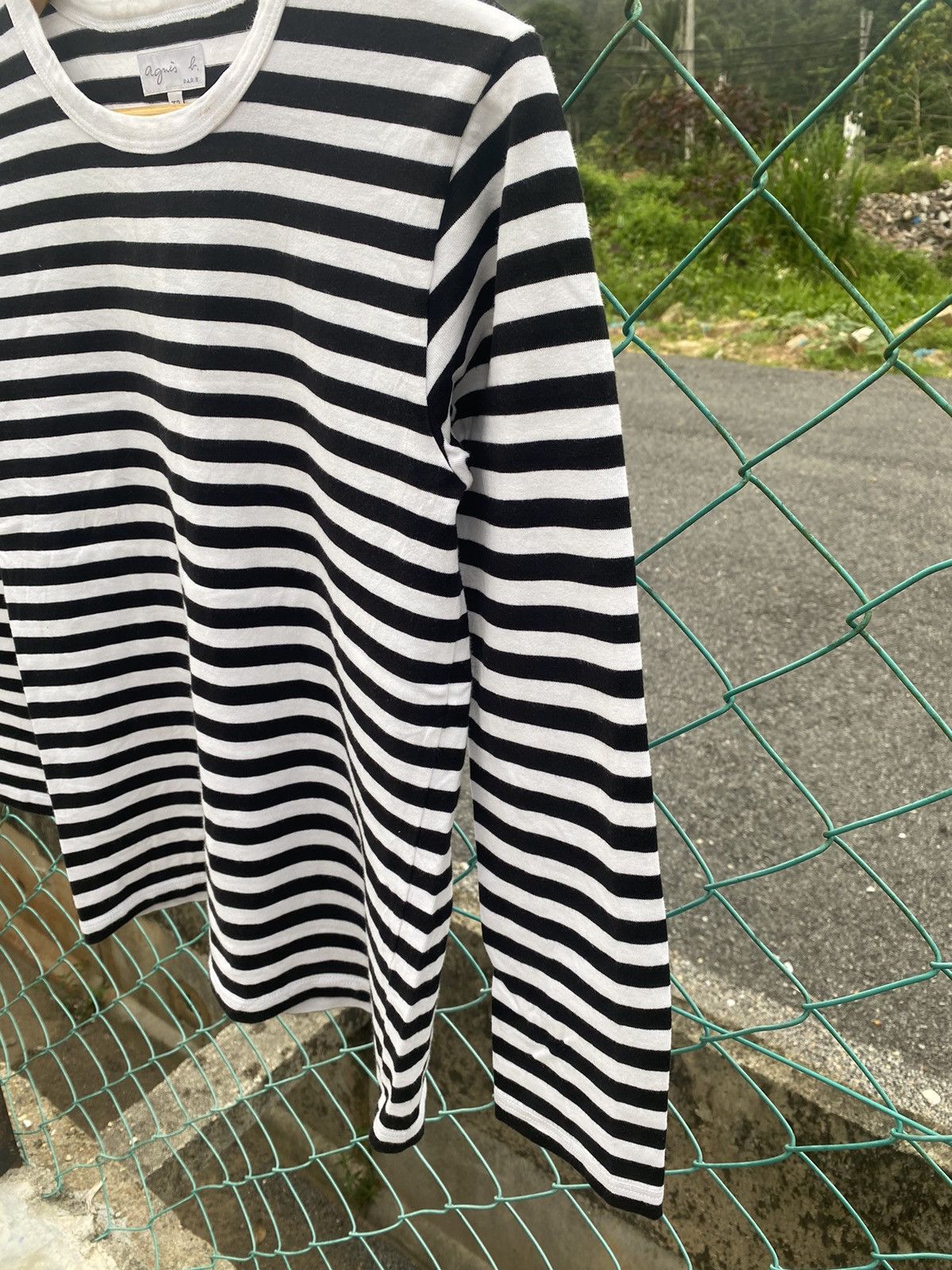agnes b. Agnes B. white black breton striped tshirts Size XS / US 0-2 / IT 36-38 - 4 Thumbnail