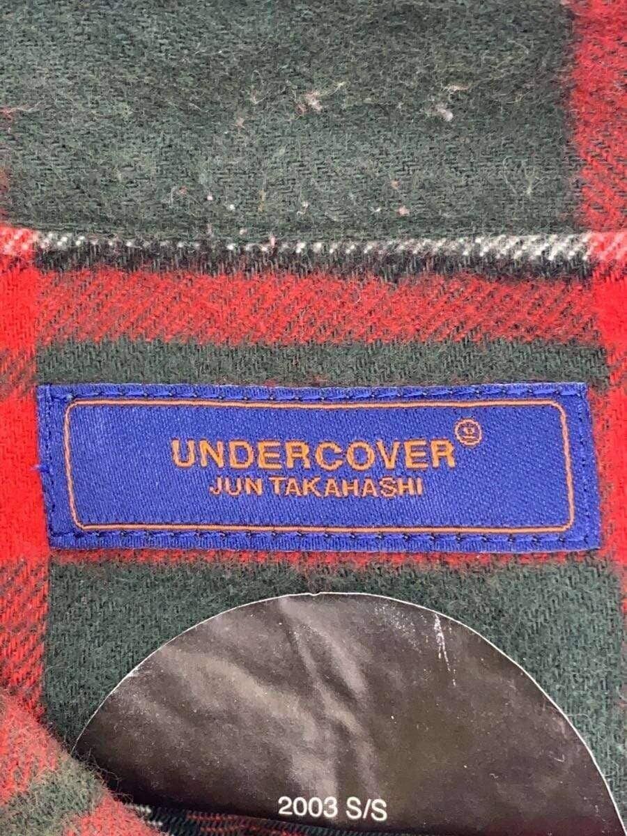 Undercover SS03 "THIS IS THE WAY" Frayed Short Sleeve Button Shirt Size US L / EU 52-54 / 3 - 4 Thumbnail