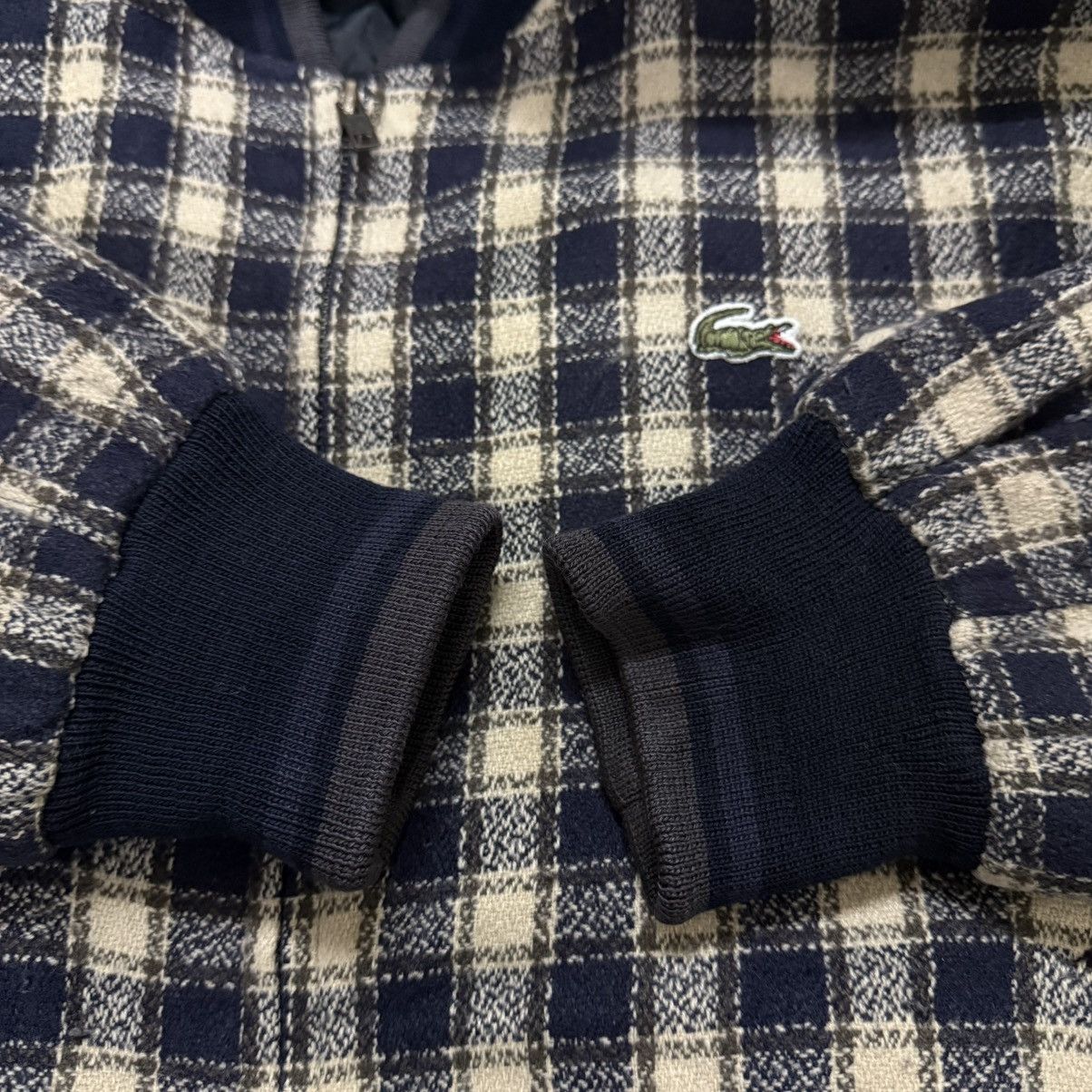 Lacoste Vintage Lacoste Chemise Wool Bomber Jacket Plaid Size US XL / EU 56 / 4 - 8 Thumbnail