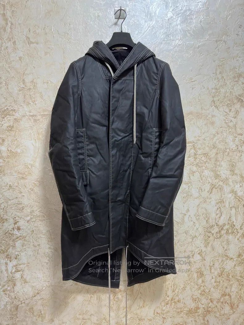 Rick Owens Fishtail cotton coat