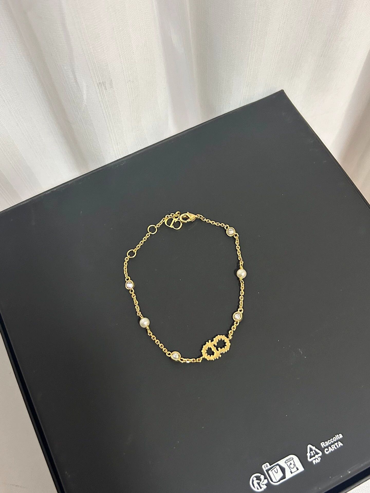 Dior Dior Pearl CD Bracelet 99 New Size ONE SIZE - 1 Thumbnail