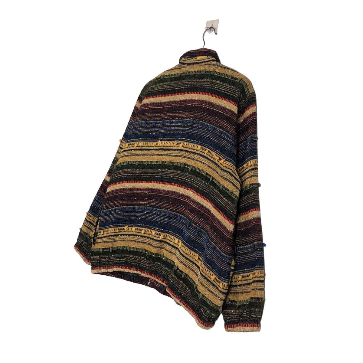 Vintage 📌VINTAGE HAND KNIT DESIGN ZIPPER ALFRED DUNNER ISSEY MIYAKE Size US M / EU 48-50 / 2 - 4 Thumbnail