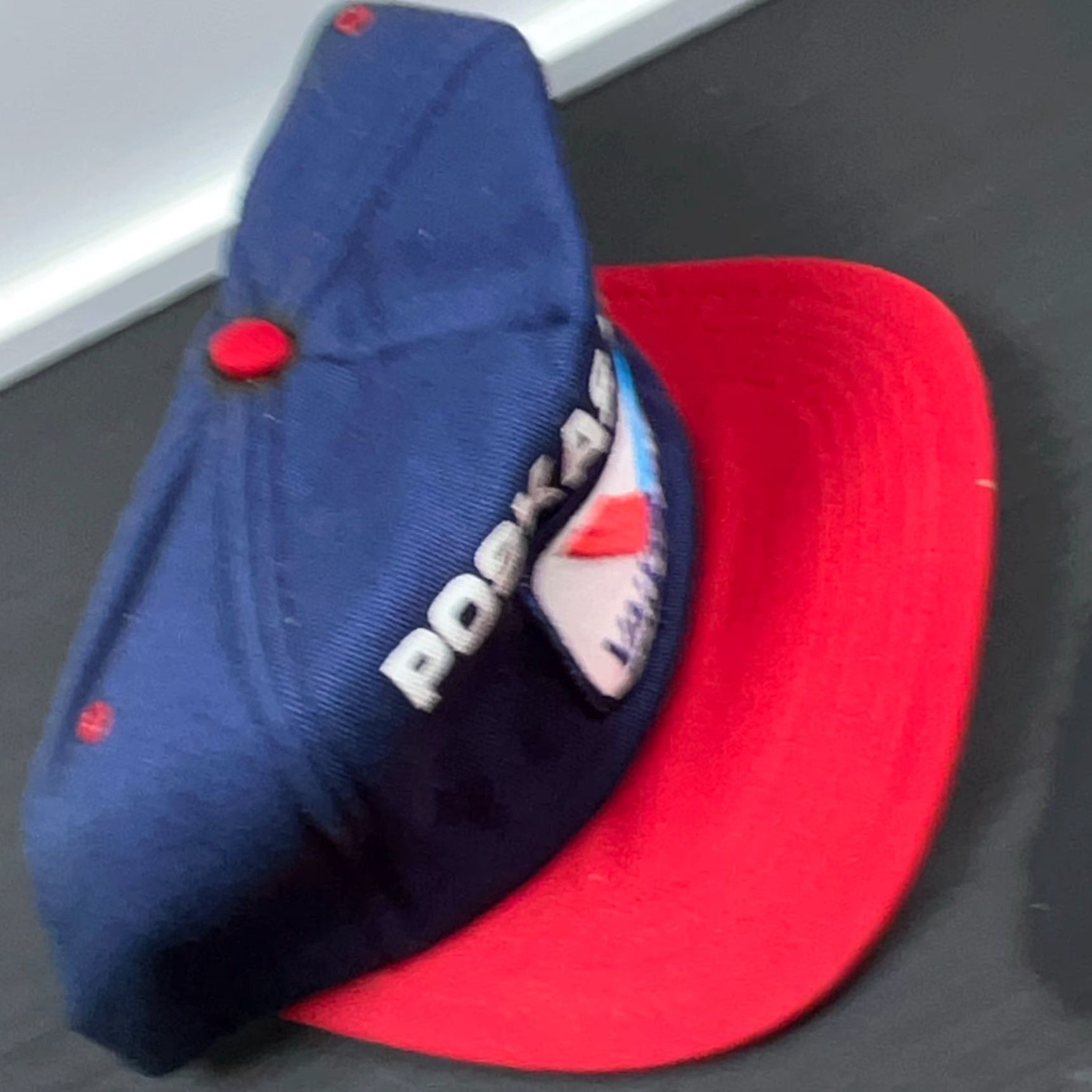 GAS VINTAGE Valvoline Trucker Hat Cap Snap Back 80s USA Oil Gas Racing Patch Foam HH Adjustable Blue Mens Twill Logo Outdoor Retro Size ONE SIZE - 4 Thumbnail