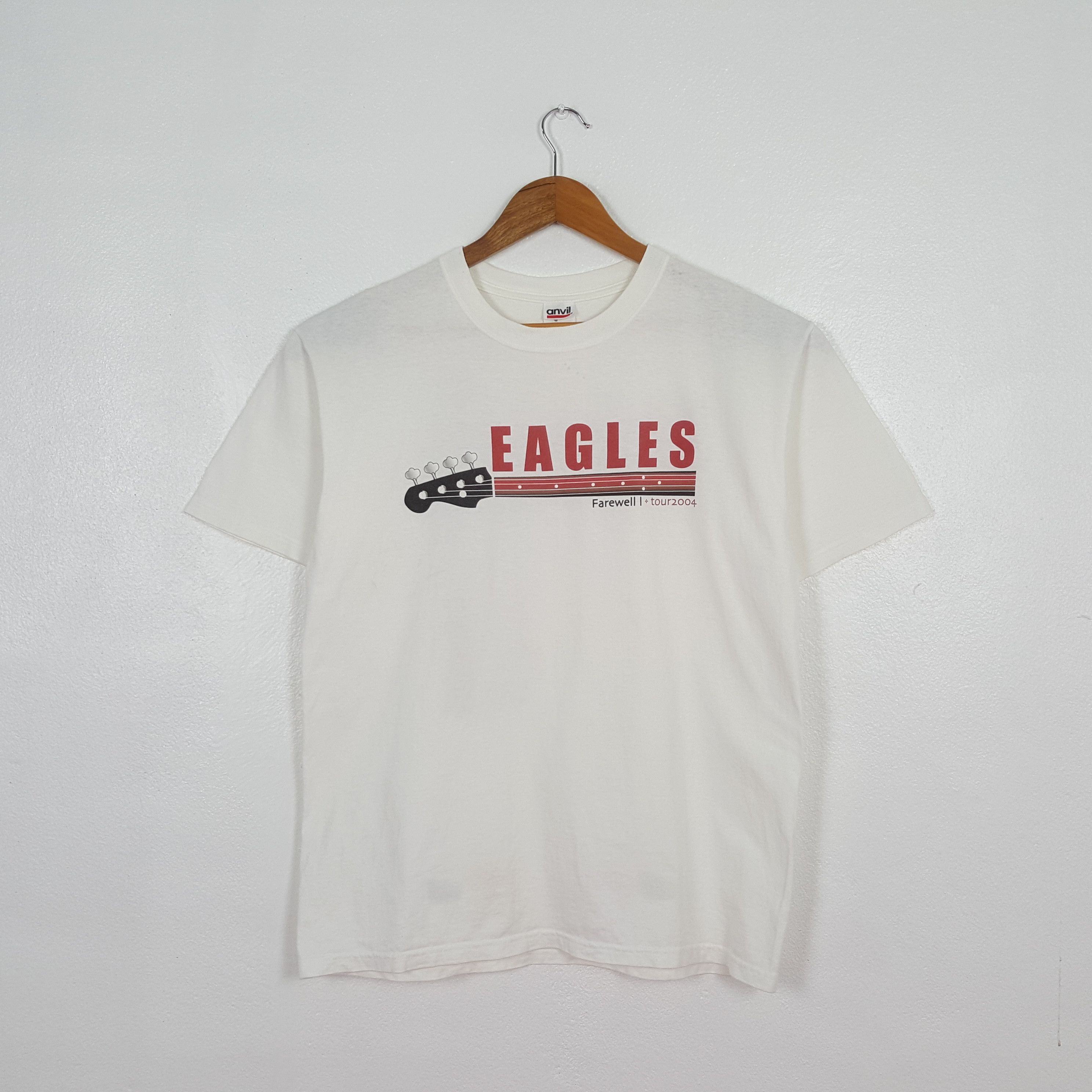 Band Tees Vintage Eagles American Rock Band Tour 2004 T-Shirt C319N18 Size US M / EU 48-50 / 2 - 1 Thumbnail