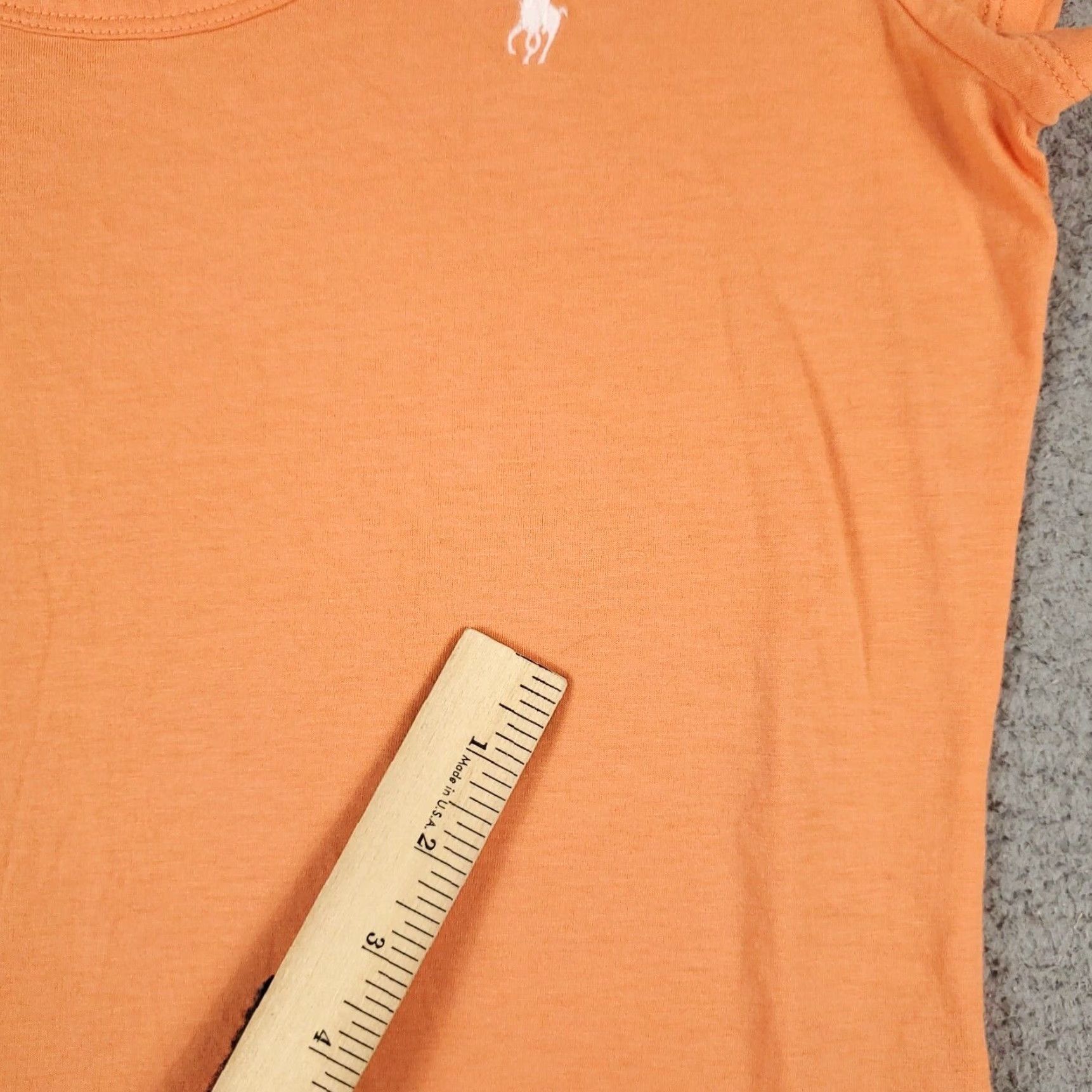 Polo Ralph Lauren Ralph Lauren T Shirt Womens Size Medium Orange Casual Short Sleeve Ladies * Size S / US 4 / IT 40 - 5 Thumbnail