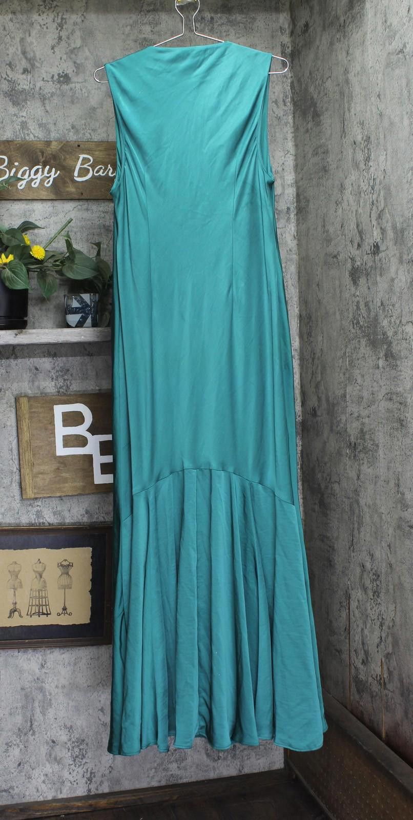 Donna Karan Donna Karan Slip Gown Dress Evening Ka5b12p3 Lawn Green 16 |  Grailed