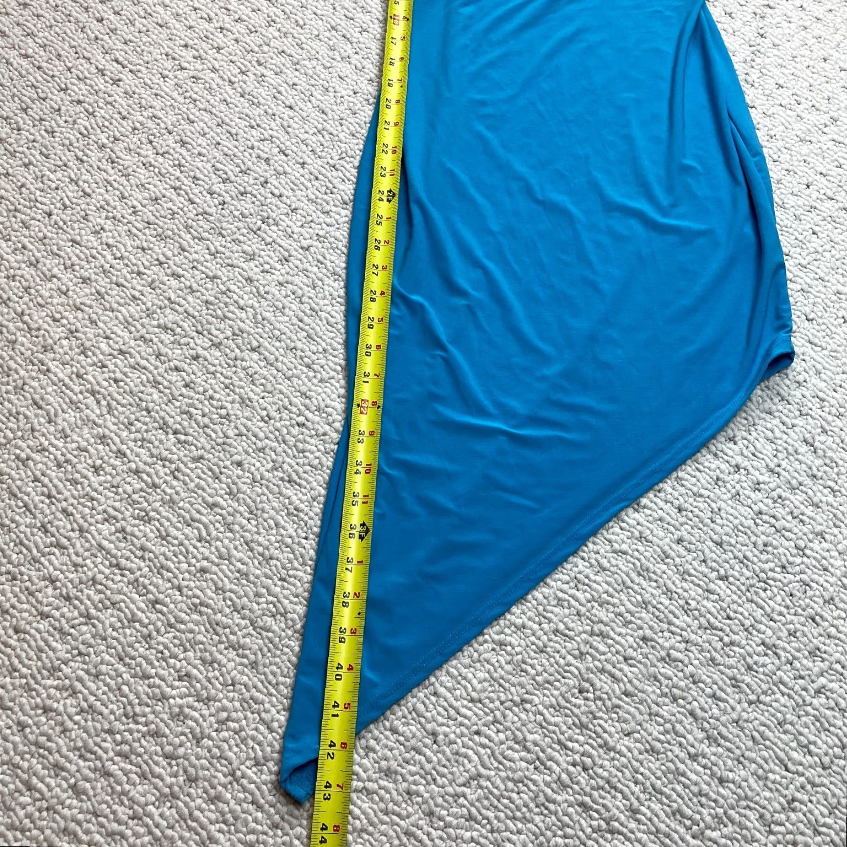 Vintage Vibe Sportswear Dress Womens L Blue Sleeveless Midi Bodycon NWT NWT Size L / US 10 / IT 46 - 3 Thumbnail