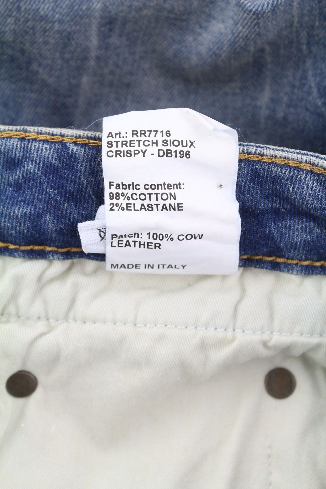 R13 BOY STRAIGHT 27 Cropped Ankle Washed Blue Kelly 84444 Size 27" / US 4 / IT 40 - 10 Thumbnail