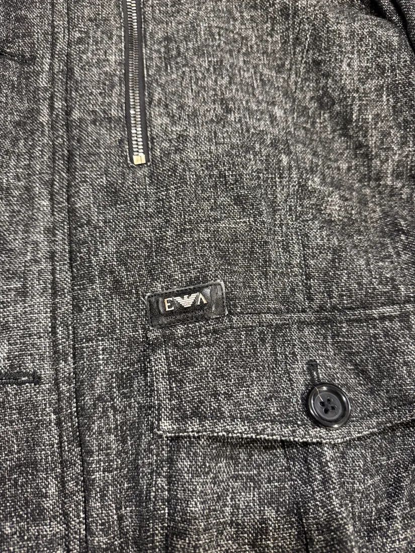 Emporio Armani AW2008 Emporio Armani Grey Wool Jacket Size US L / EU 52-54 / 3 - 7 Thumbnail