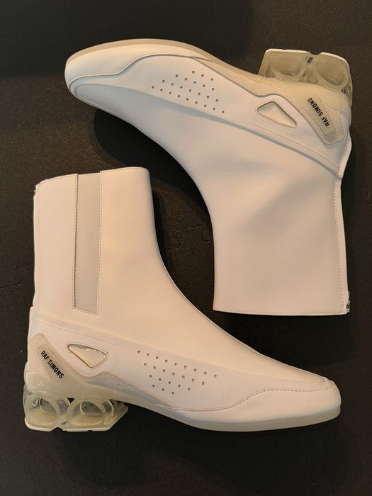 Raf Simons Raf Simons Runner Boots White EU43 US9.5 Leather | Grailed