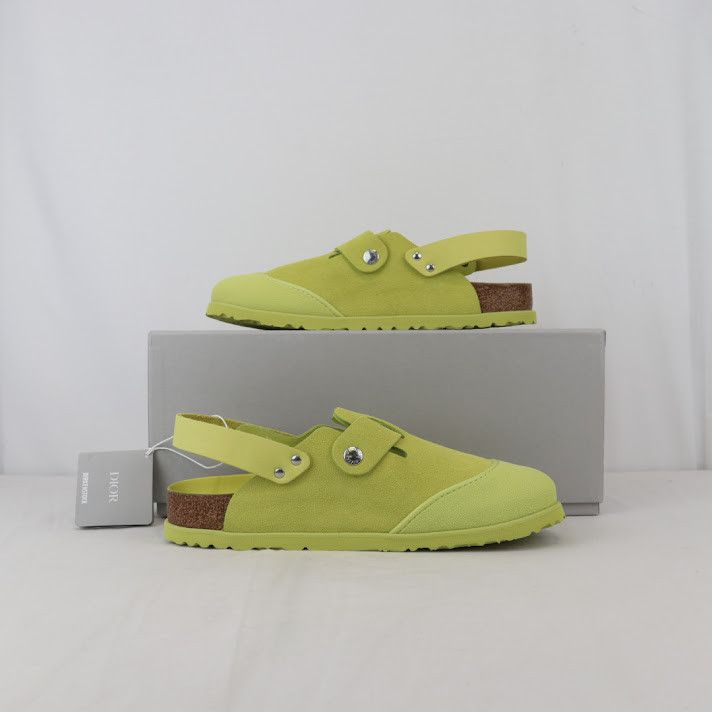Birkenstock × Dior o1rshd1 M-Tokio Sandal Slipper in Yellow Size US 12 / EU 45 - 1 Thumbnail