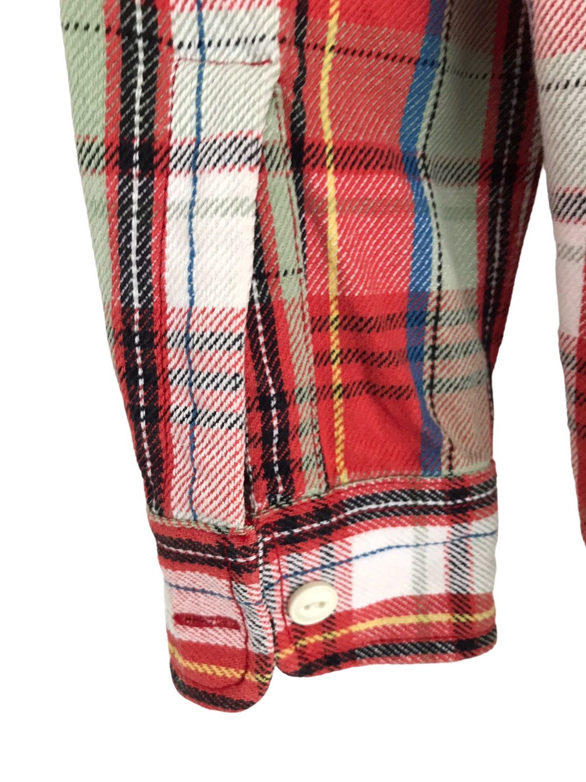 Japanese Brand KNACKERED by Houston Heavyweight Motorcycle Check Shirt Size US S / EU 44-46 / 1 - 12 Thumbnail