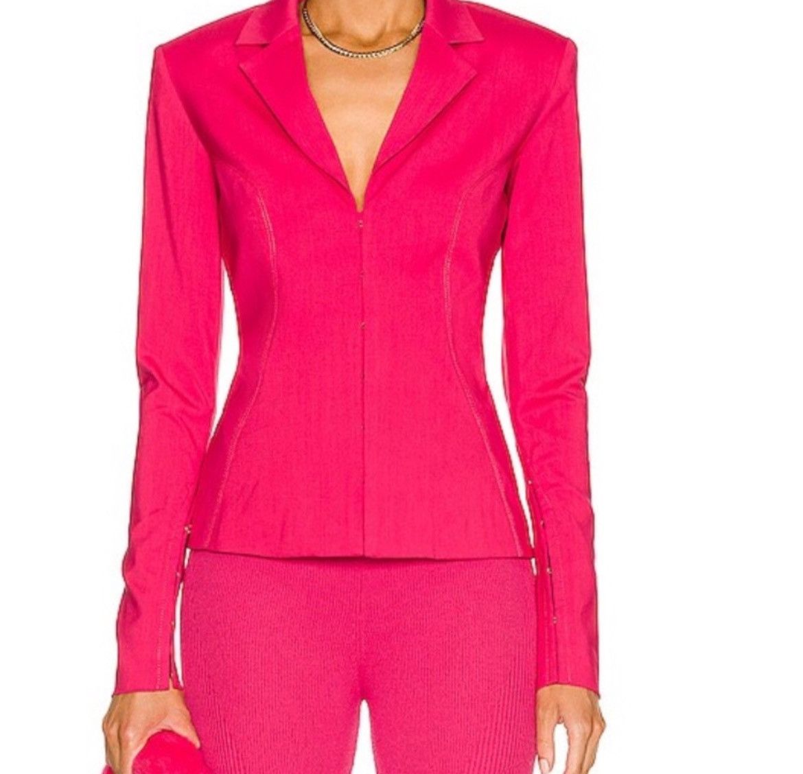 Jacquemus Jacquemus La Veste Obiou Fitted Blazer Top Size XS / US 0-2 / IT 36-38 - 1 Thumbnail