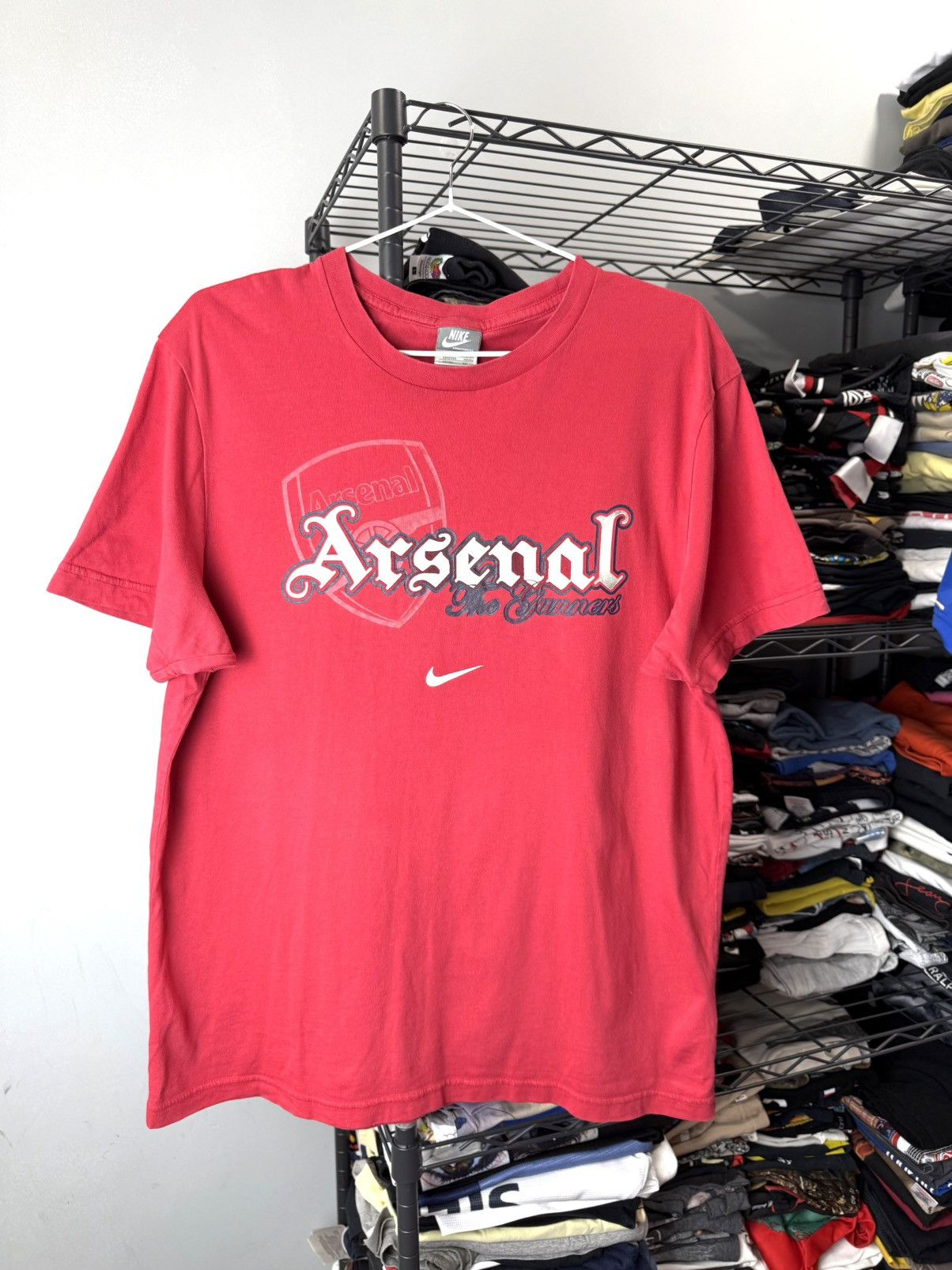Nike 2000’s Vintage Nike Arsenal Soccer T Shirt Size US L / EU 52-54 / 3 - 1 Thumbnail