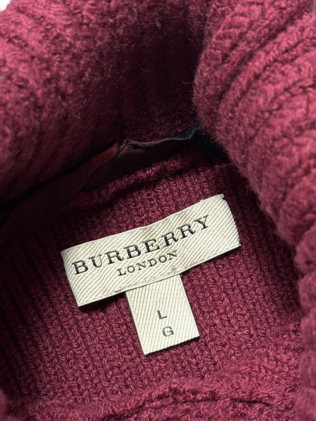 Burberry VINTAGE BURBERRY KNITTED SWEATER Size L / US 10 / IT 46 - 6 Thumbnail