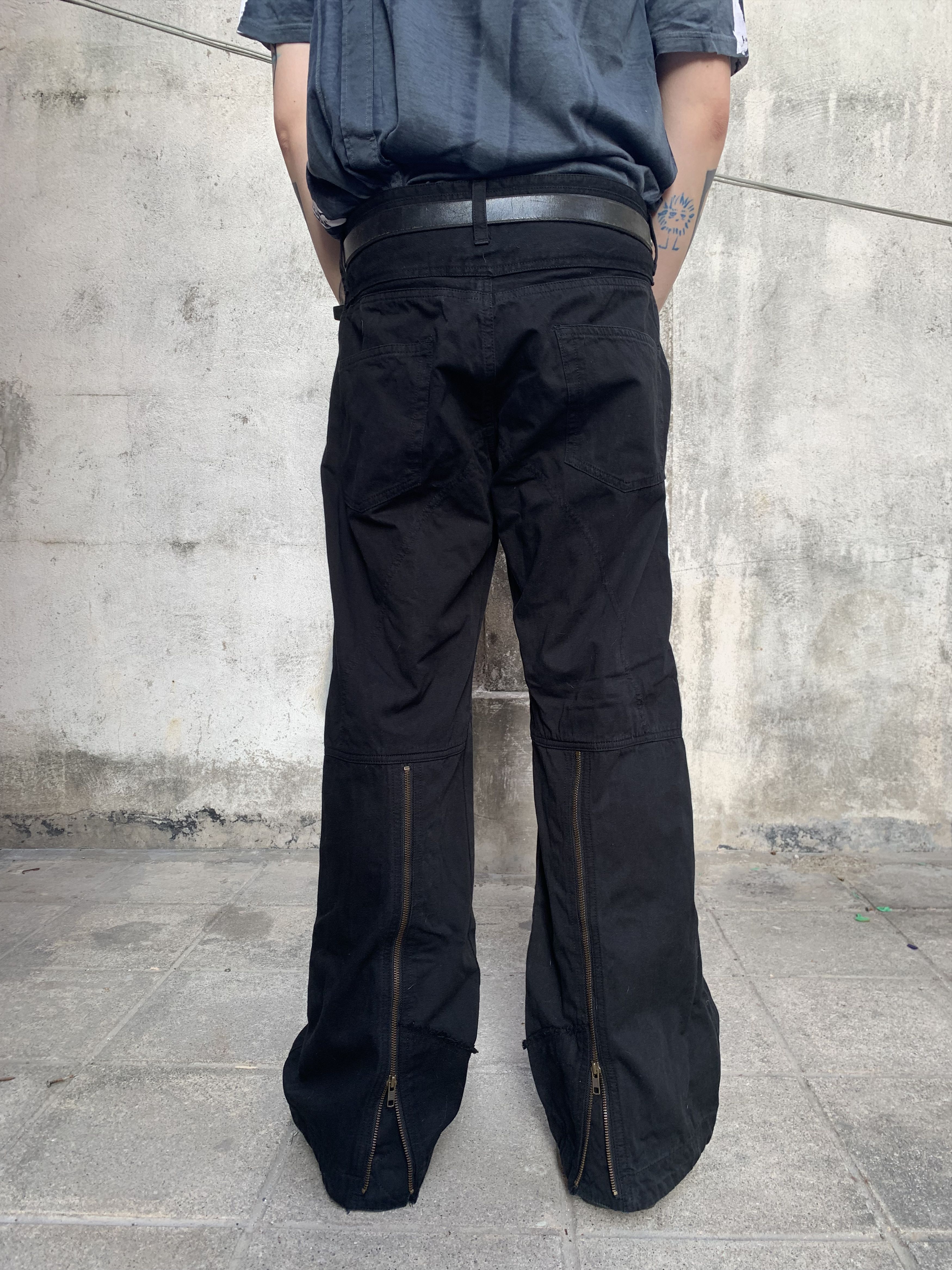Y's for Men Y's for Men Patched Zipper-cuff Pants Size US 32 / EU 48 - 5 Thumbnail
