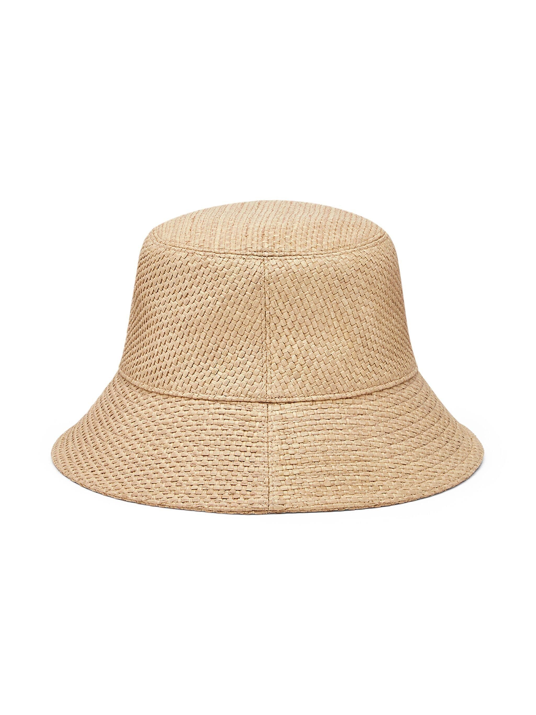 Versace o1s22i1n1024 Size: 58 / Raffia Bucket Hat in Beige Size ONE SIZE - 2 Thumbnail