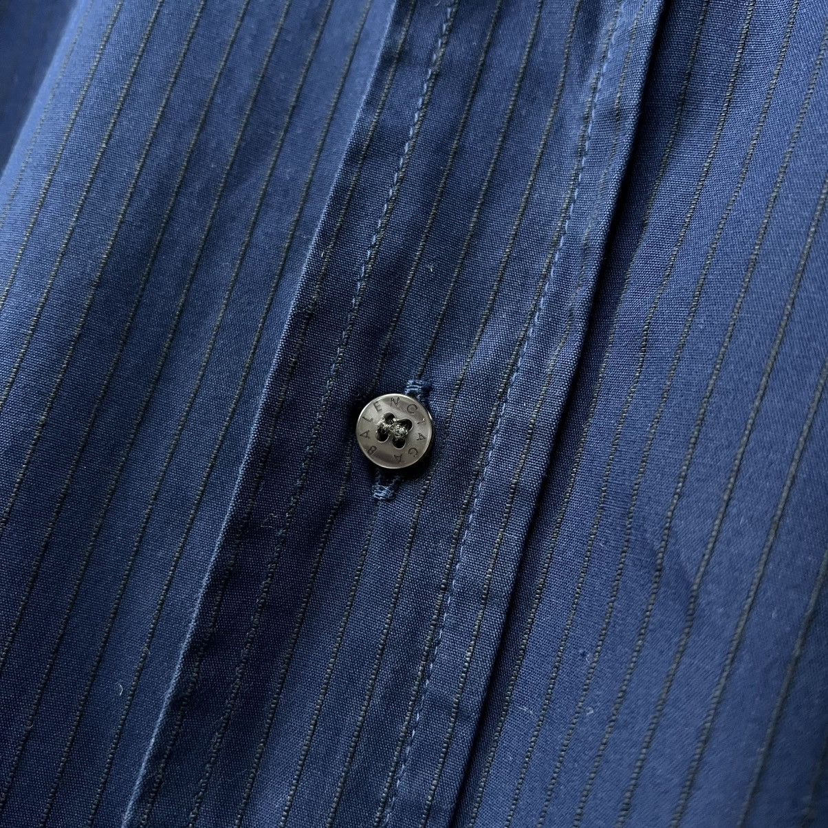 Balenciaga Vintage 90s Balenciaga Long Sleeve Button Up Shirt Size US L / EU 52-54 / 3 - 7 Thumbnail