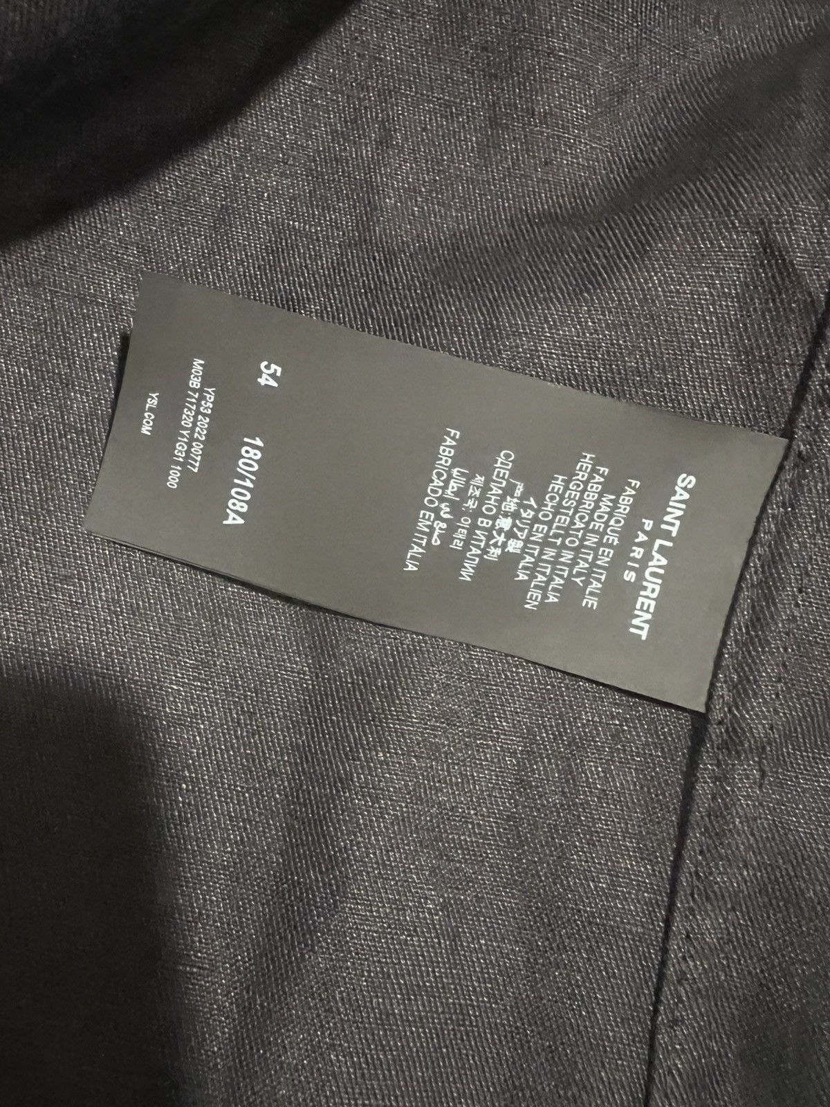 Saint Laurent Paris Saint Laurent men’s linen kaftan linen jacket. 54/XL. $3590 Size US L / EU 52-54 / 3 - 12 Thumbnail