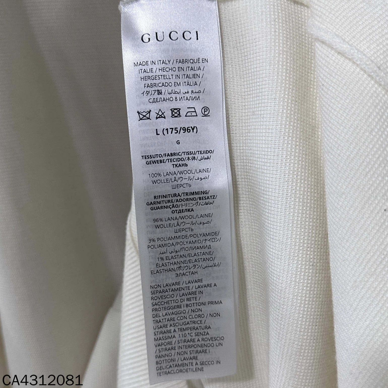 Gucci Gucci white GG button cardigan new L Size L / US 10 / IT 46 - 5 Thumbnail