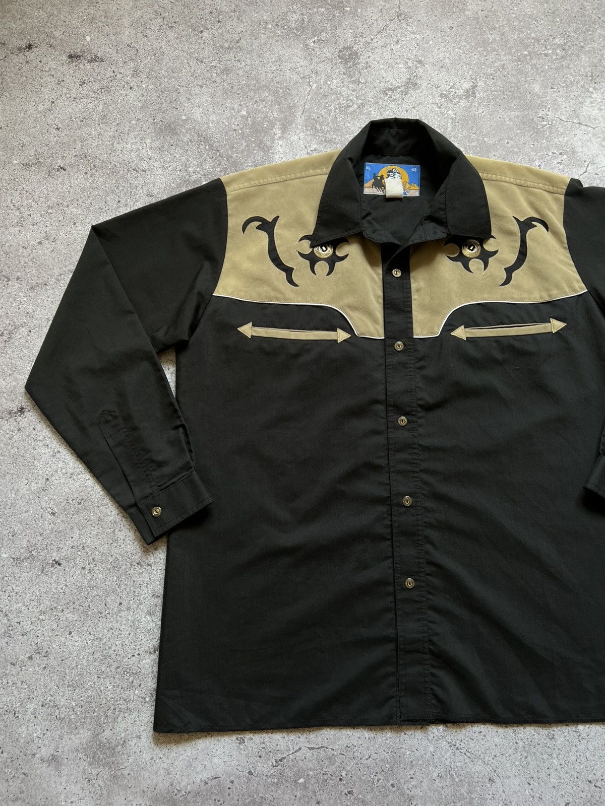 Cowboy Equipment × Vintage Vintage Lobo Raiders Shirt Cowboy Long Sleeve Size US XL / EU 56 / 4 - 2 Thumbnail