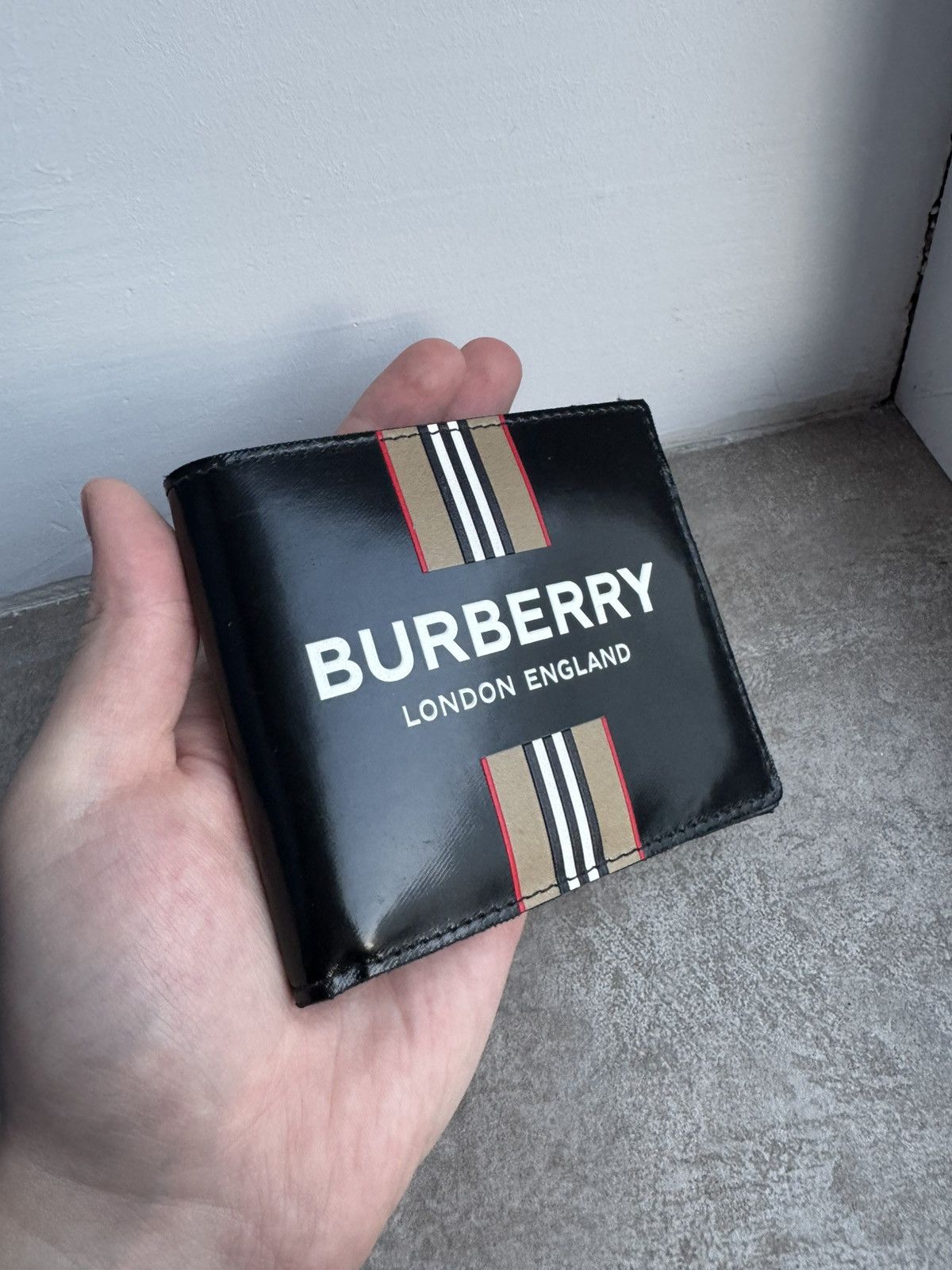 Burberry Burberry Canvas Logo Printed Wallet Size ONE SIZE - 5 Thumbnail