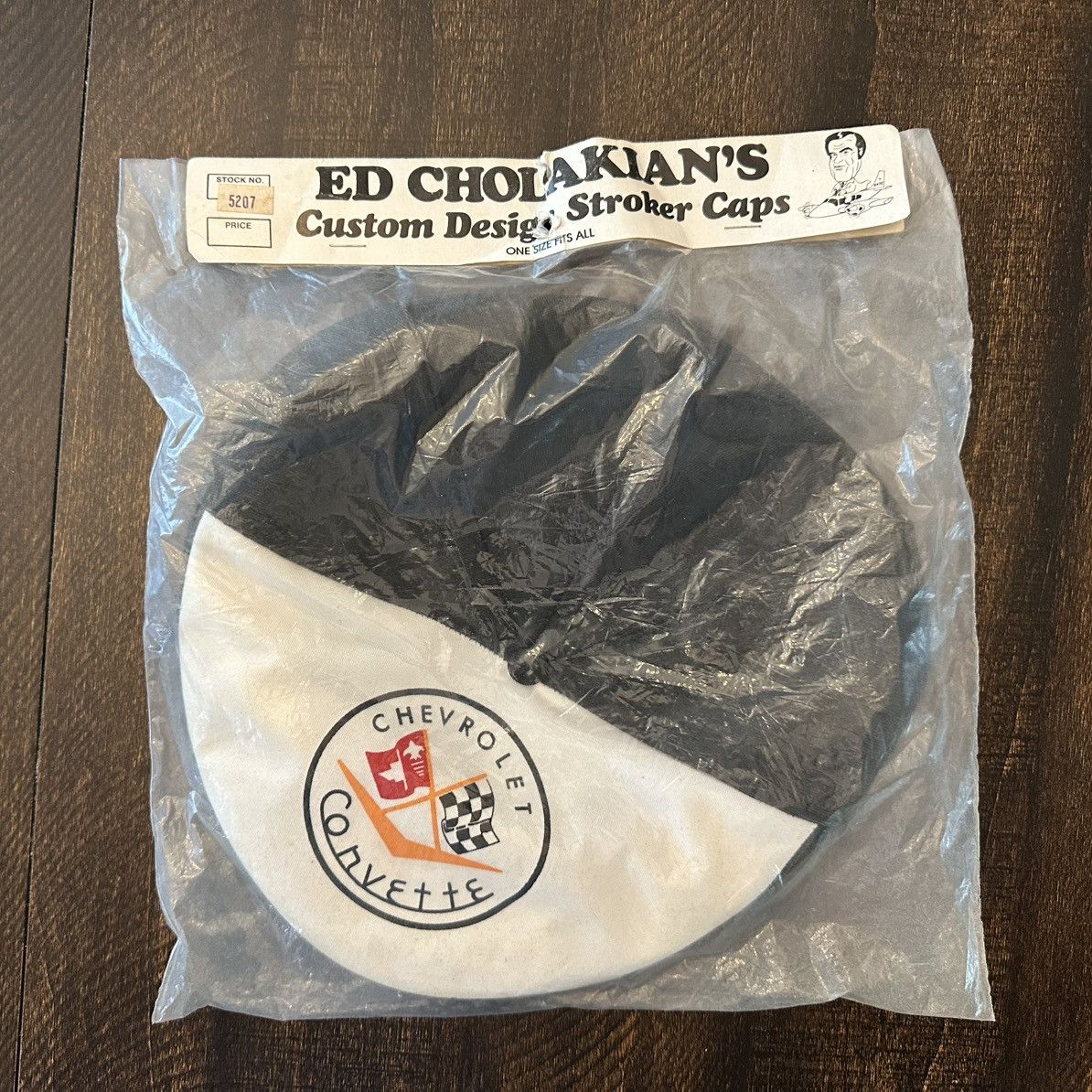 Other Vintage Ed Cholakian Chevy Corvette Stroker Cap - Snap Back Size ONE SIZE - 1 Thumbnail