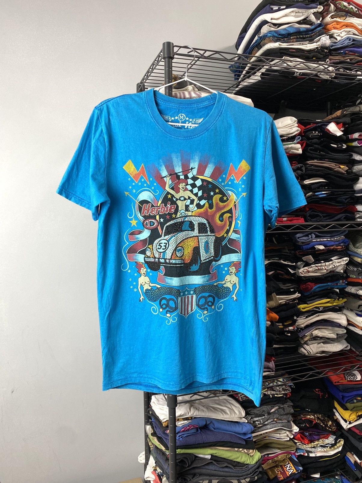 Ed Hardy Y2K Vintage Ed Hardy Style Sexy Girls Racing T Shirt Size US M / EU 48-50 / 2 - 1 Thumbnail
