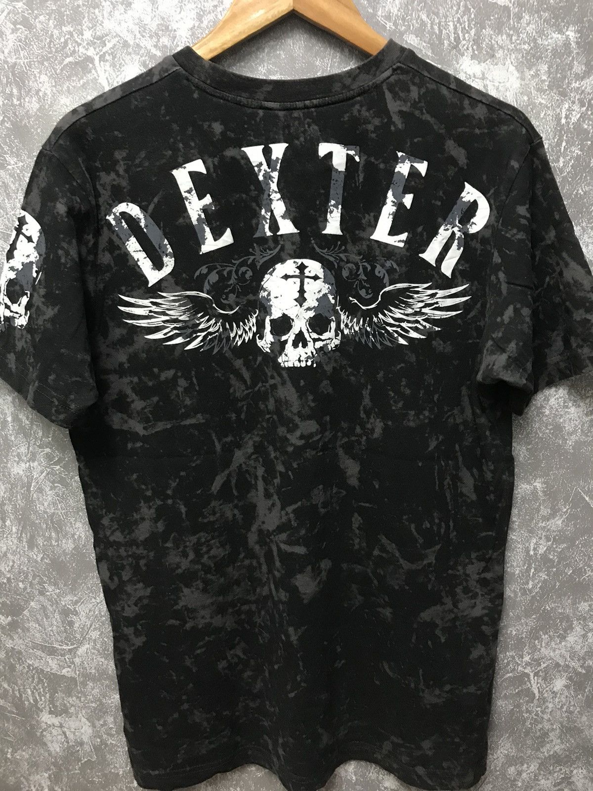 Affliction Dexter Affliction Skull Y2K Graphic Tee Size US M / EU 48-50 / 2 - 2 Thumbnail