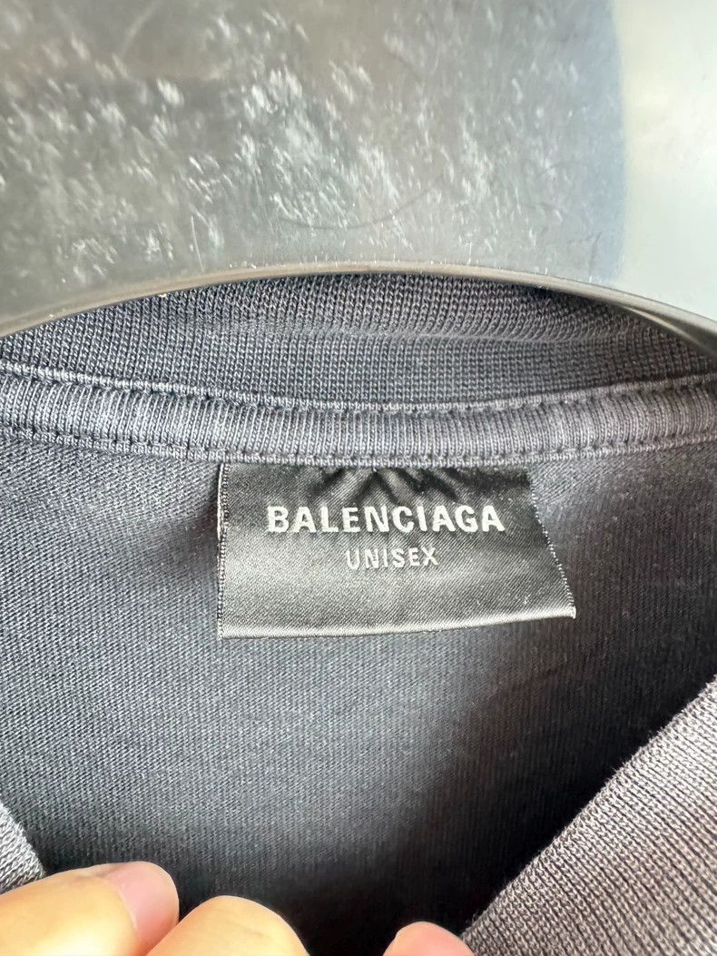 Balenciaga Balenciaga Balenciaga Vintage Distressed Logo Short Sleeve Size US M / EU 48-50 / 2 - 6 Thumbnail
