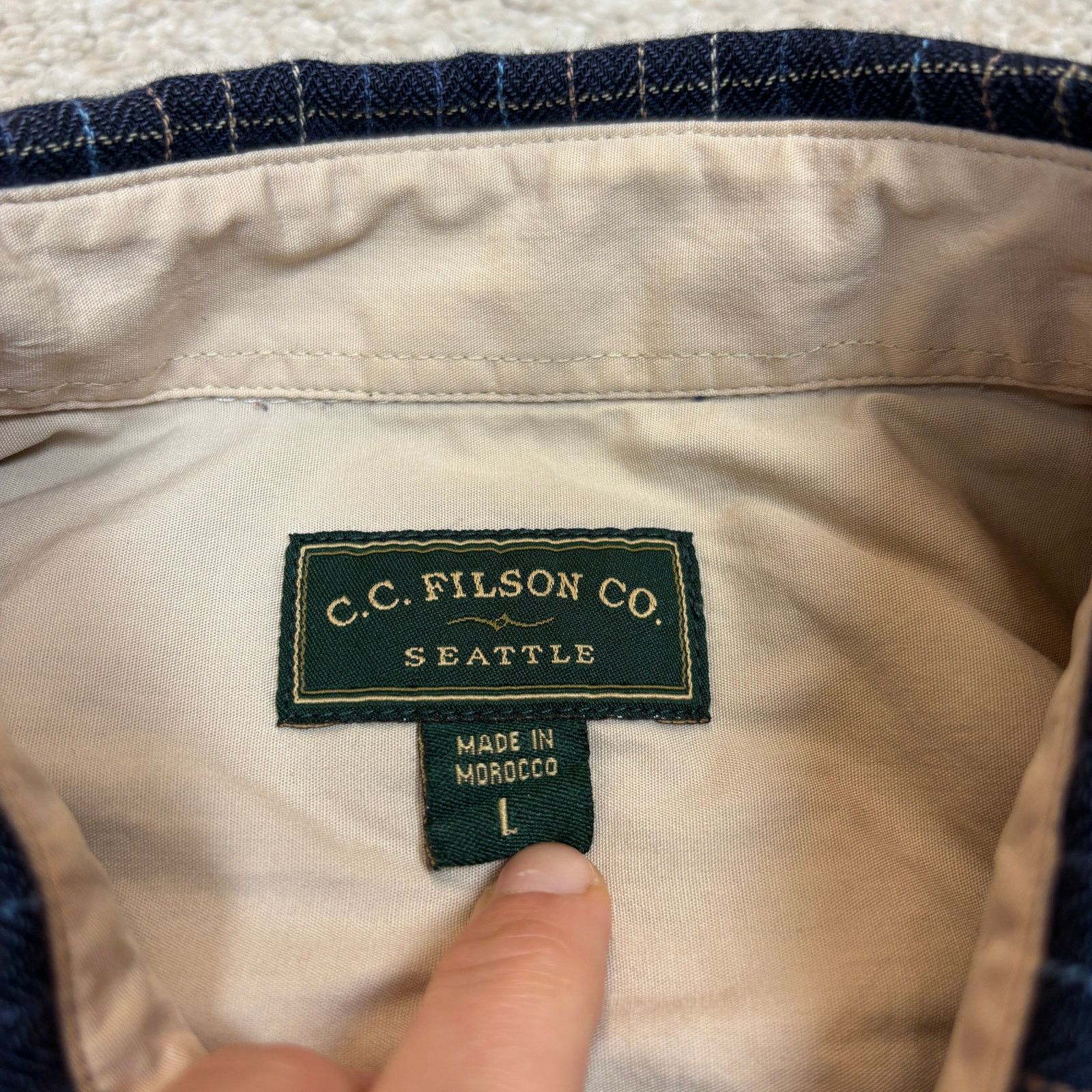 Filson CC Filson Plaid Flannel Shirt Men's Large Gorpcore Granola Size US L / EU 52-54 / 3 - 4 Thumbnail