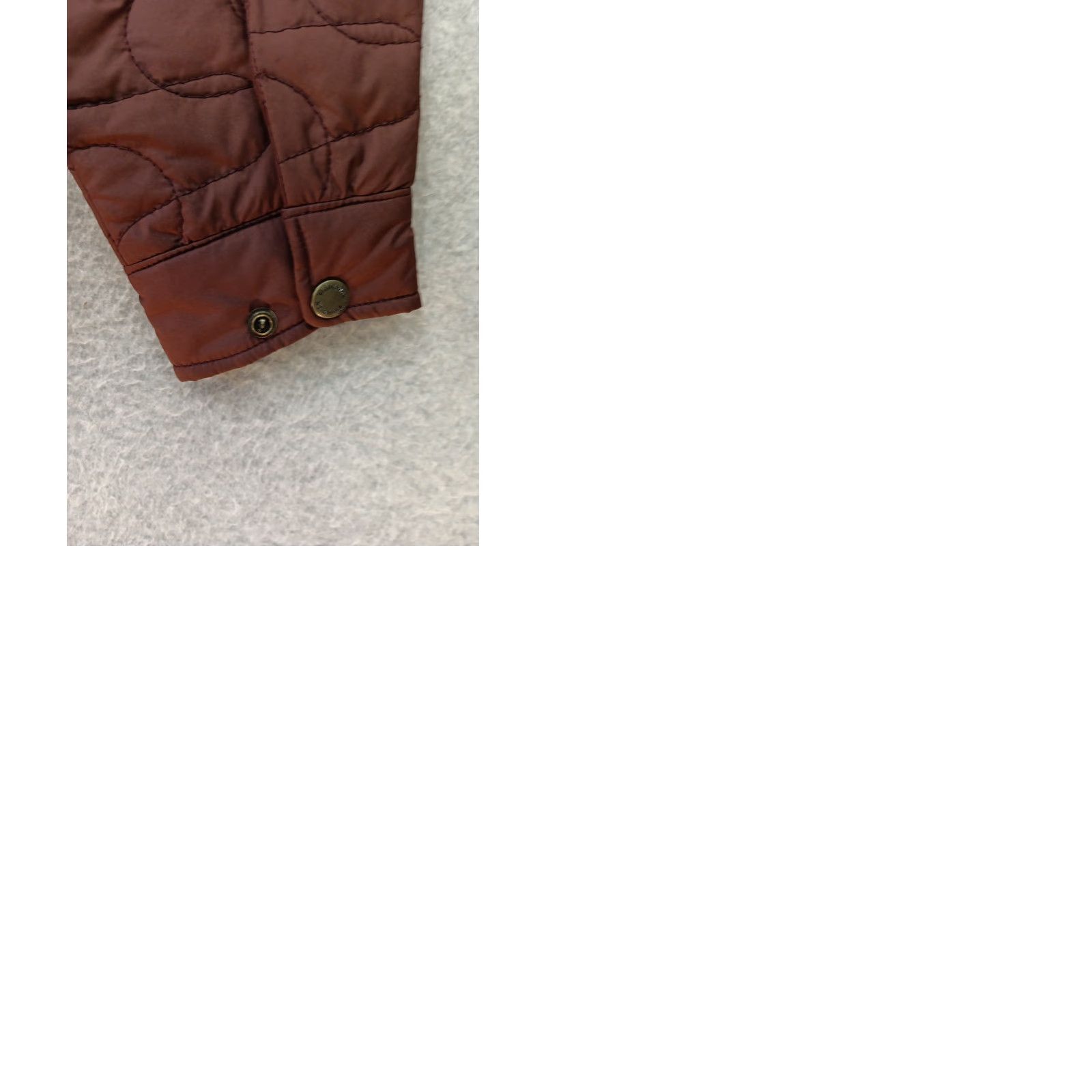 Vintage Woolrich Jacket Women M Red Cabernet Quilted Woolshell Button Snap Mid-Length Classic Casual Size M / US 6-8 / IT 42-44 - 9 Thumbnail